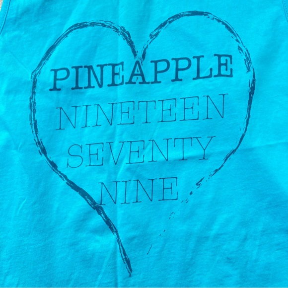 PINEAPPLE Vest WOMEN SIZE S Top SHIRT DANCE Sleeveless Loose Dance Spellout Logo - Picture 4 of 9